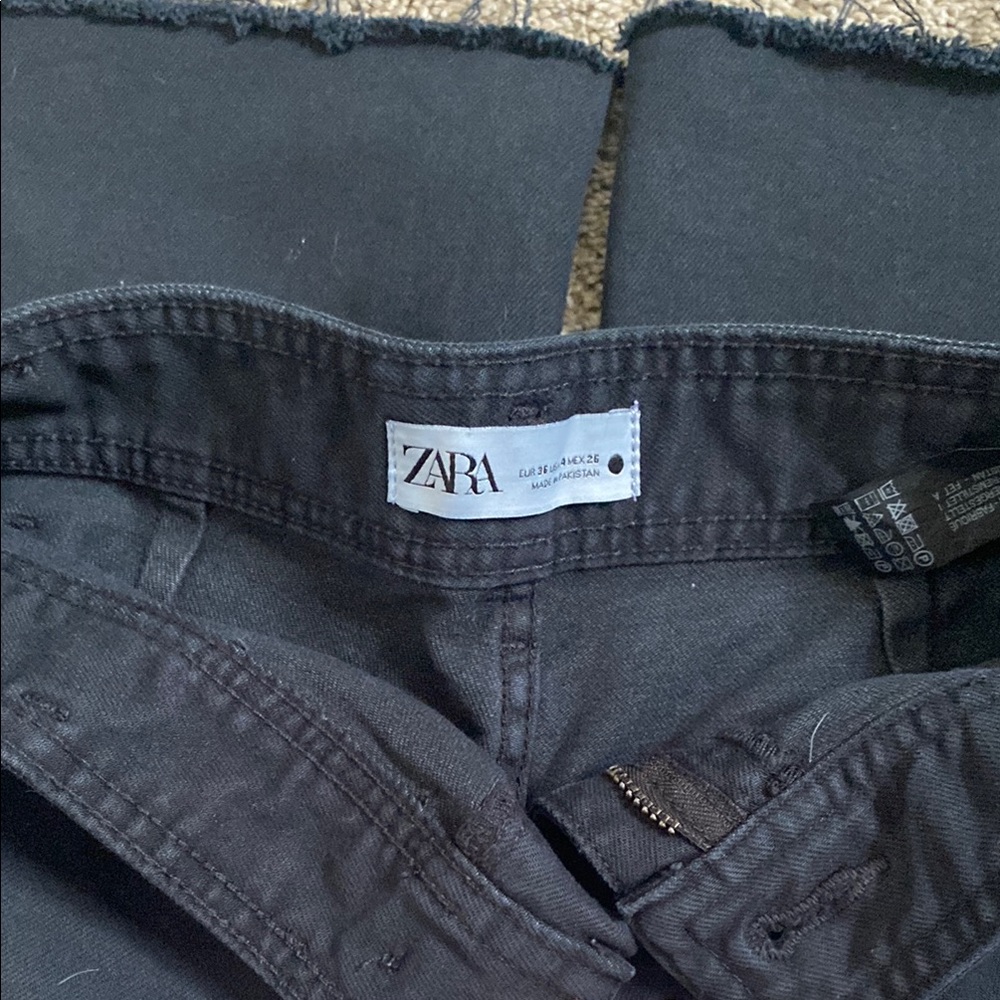 Zara Black Denim Jeans
